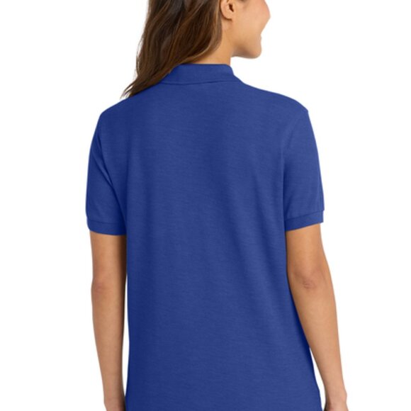 Port Authority® Women's Silk Touch™ Polo royal blue, medium - Picture 3 of 3